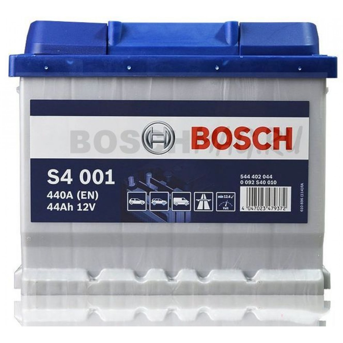 Аккумулятор Bosch Silver  44AH  S4 001 (0 092 S40 010)