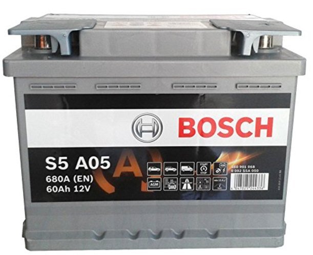 Аккумулятор Bosch AGM 60AH S5 A05 (0 092 S5A 050)