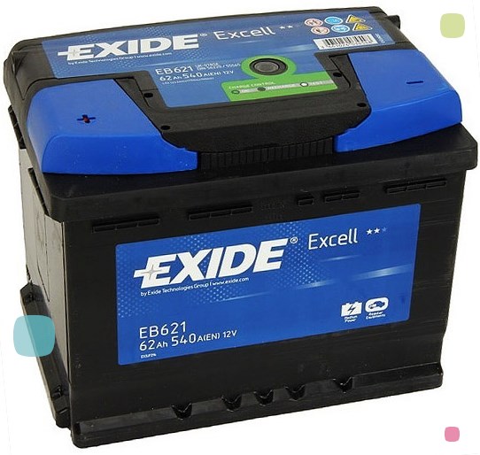 Аккумулятор Exide Excell EB621